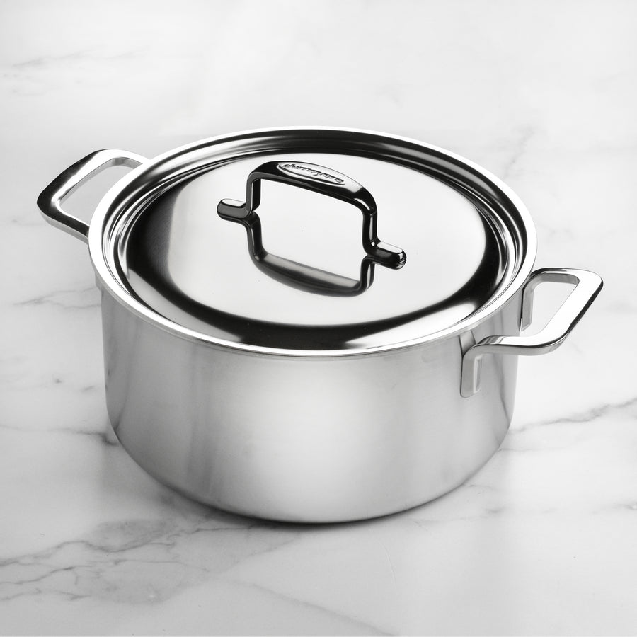 Demeyere Industry 5-Ply Stainless Steel Dutch Oven, 5.5-Quart on Food52