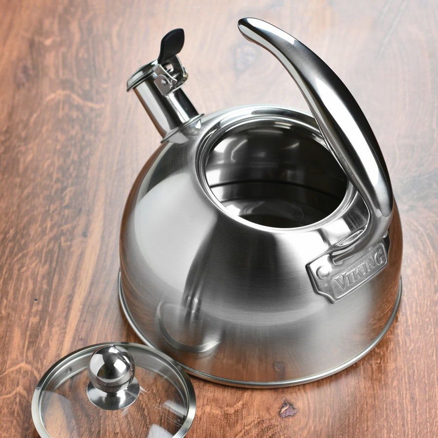 Viking 2.6-quart Brushed Stainless Steel Tea Kettle