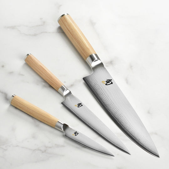 Shun Classic Blonde 3 Piece Knife Set