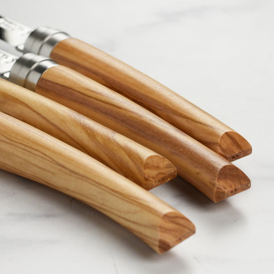 Opinel Steak Knife No. 125 - Olive wood – Uptown Cutlery