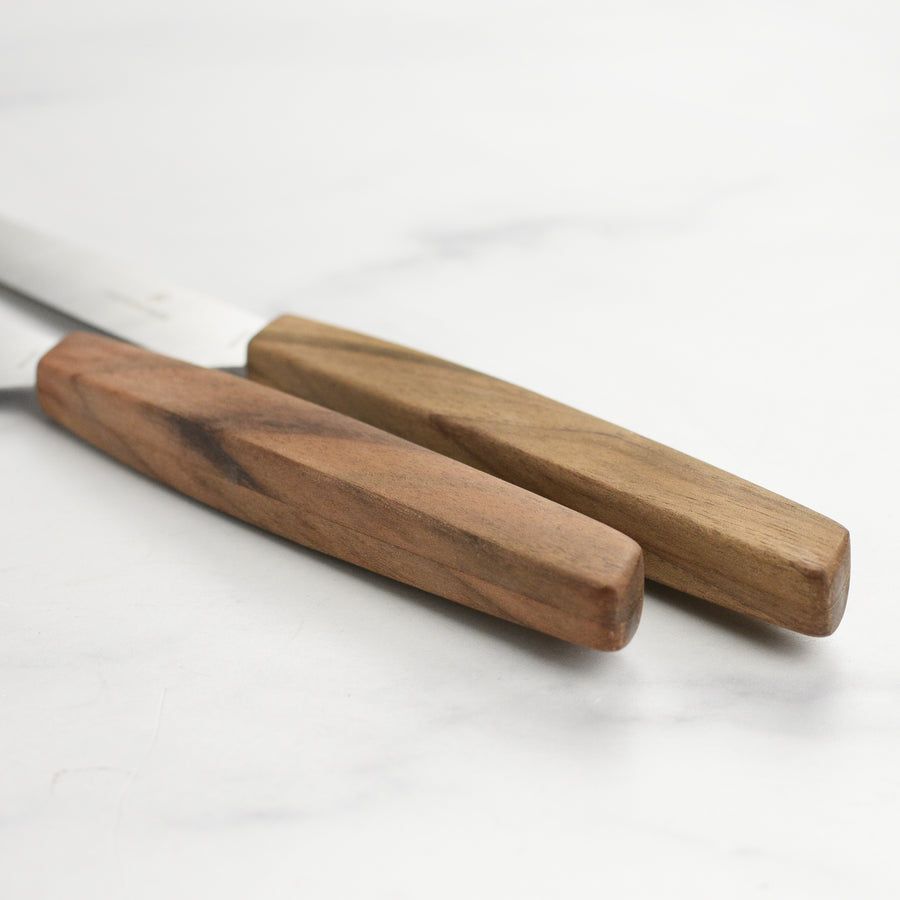 Victorinox 5123012g 2-Piece Wood Steak Knife Set - Wavy Edge