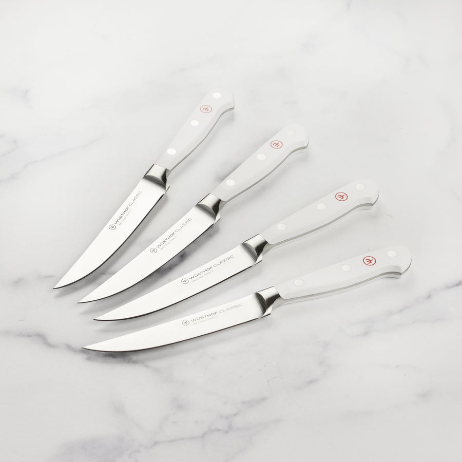 Wusthof Classic White Steak Knives (Set of 4) – Zest Billings, LLC