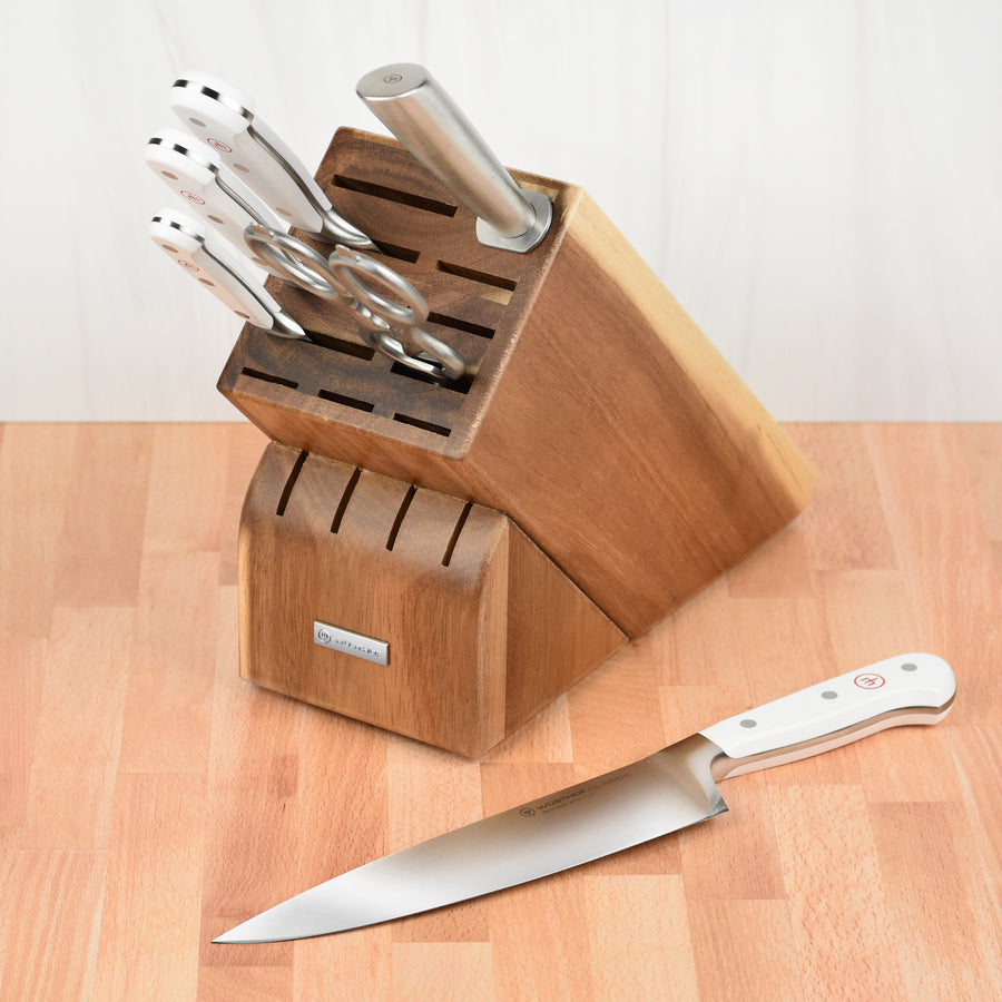 Wusthof Trident Gourmet 7-Piece Steak Knife Block Set in Stainless