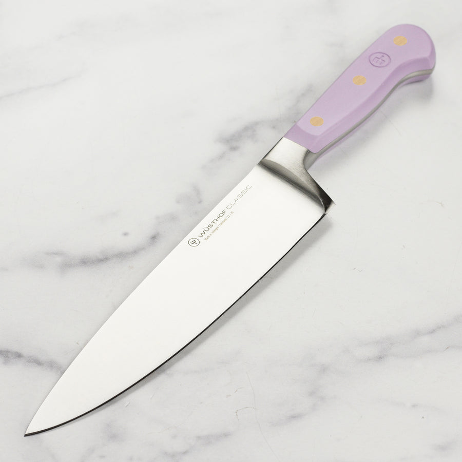 Knives in block CLASSIC COLOUR, set of 8, purple yam, Wüsthof
