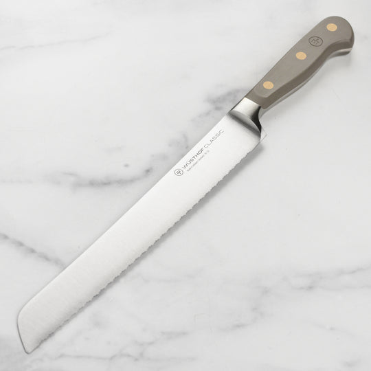 Wusthof Classic Velvet Oyster 9" Double Serrated Bread Knife