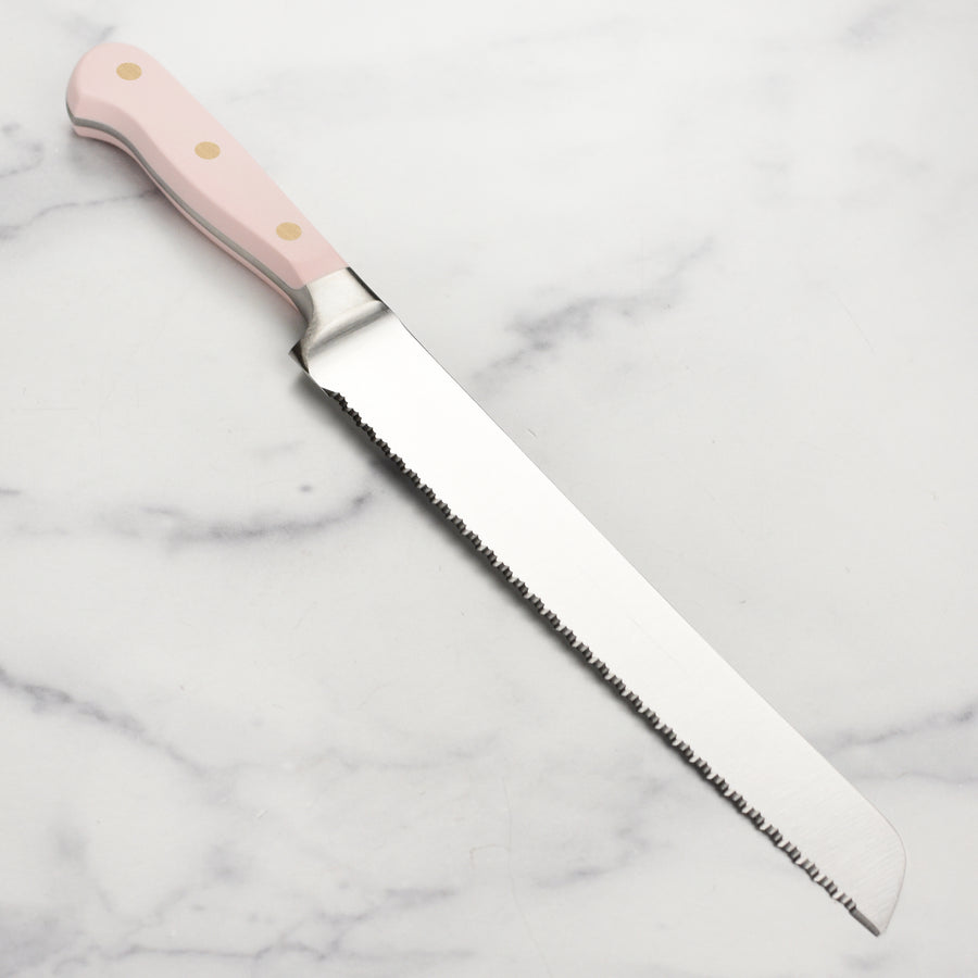 Wusthof Classic 9" Pink Himalayan Salt Double Serrated Bread Knife