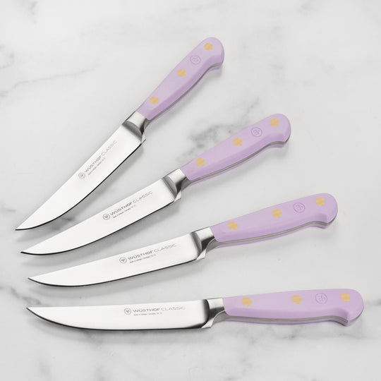 Wusthof Classic Purple Yam 4 Piece Steak Knife Set