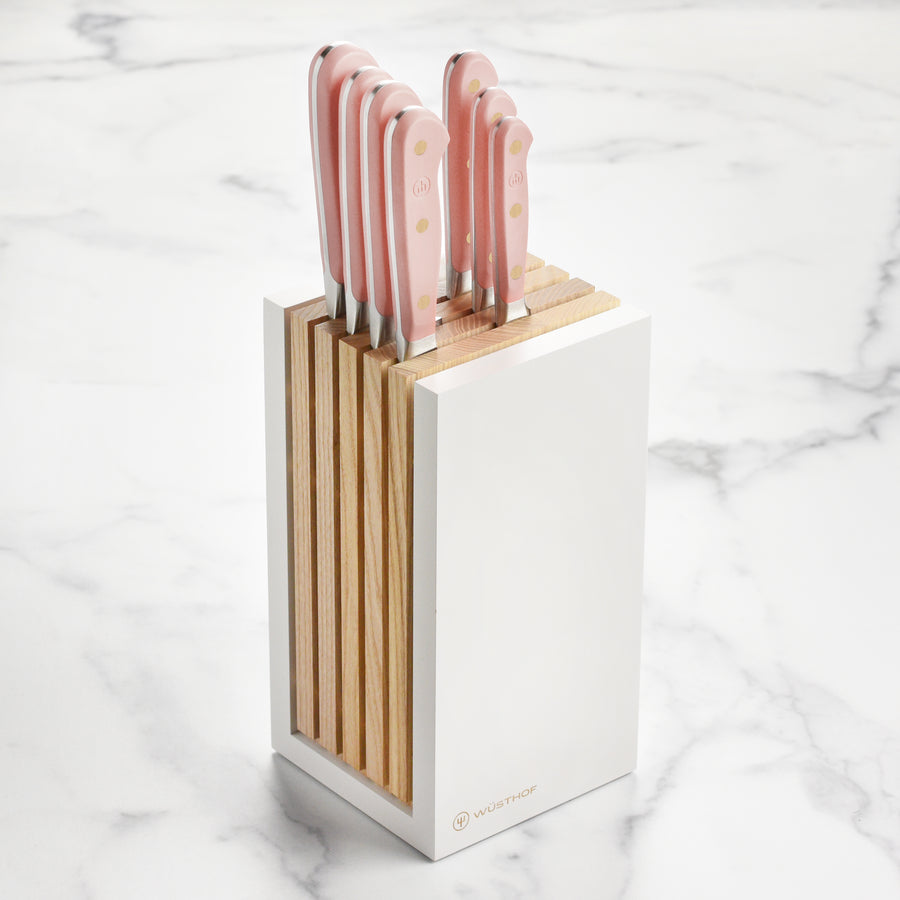 ZWILLING Now Stainless Wood Knife Block Combo - Set of 7 (Pink)