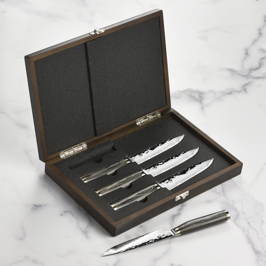 Shun Premier Grey 4 Piece Steak Knife Set