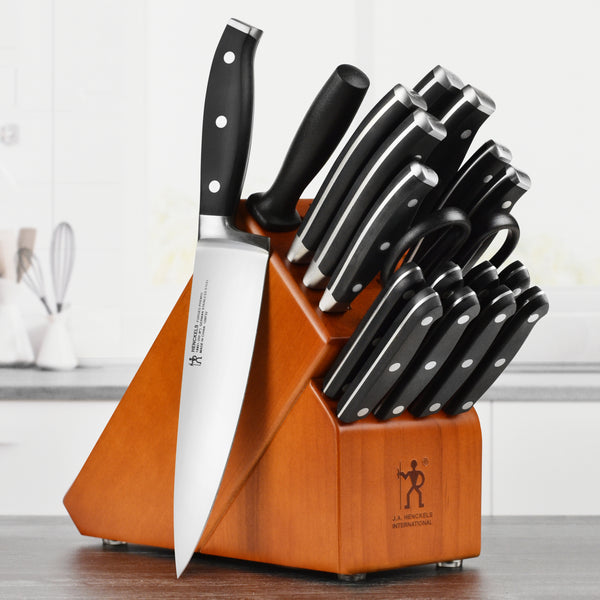 Henckels Forged Premio Knife Block Set - 19 Piece – Cutlery and More