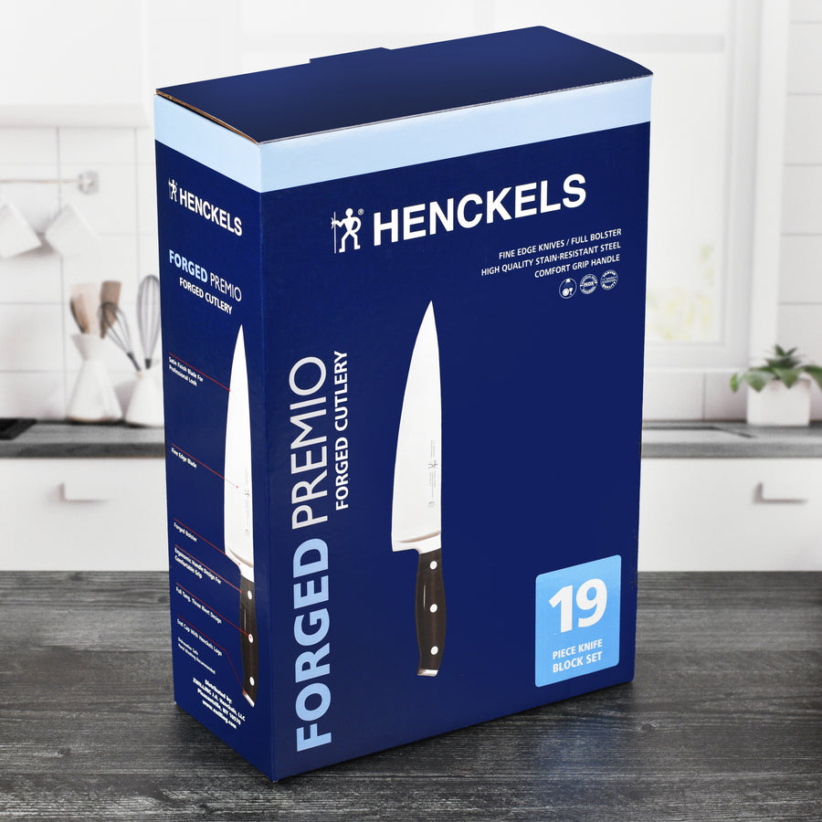 Henckels Forged Premio 18-Piece Knife Block Set