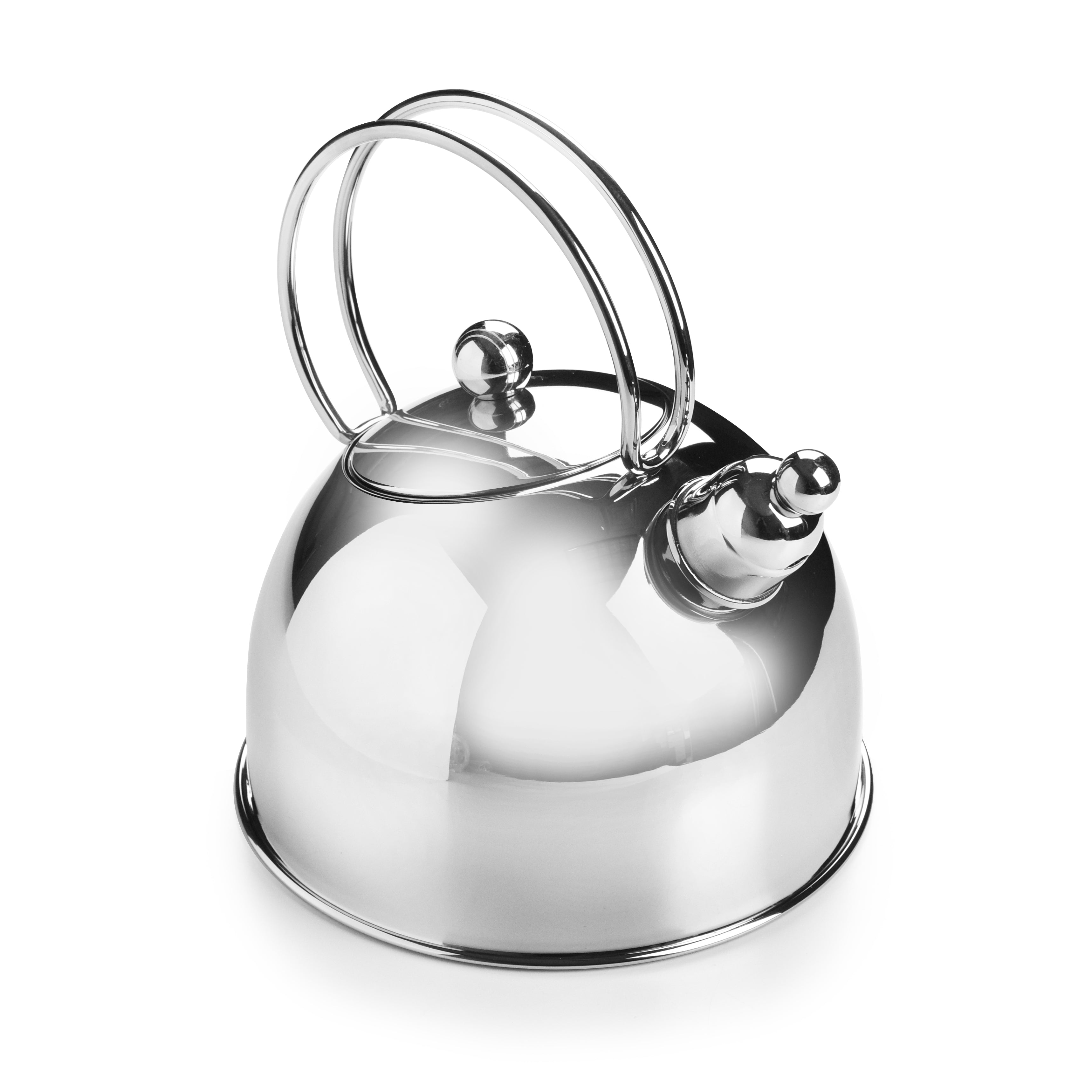 Viking Culinary 2.6 Qt Stainless Steel Whistling Kettle - White