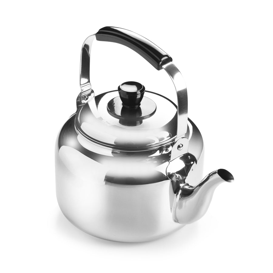 Demeyere Resto 2.6 qt Whistling Tea Kettle, 18/10 Stainless Steel