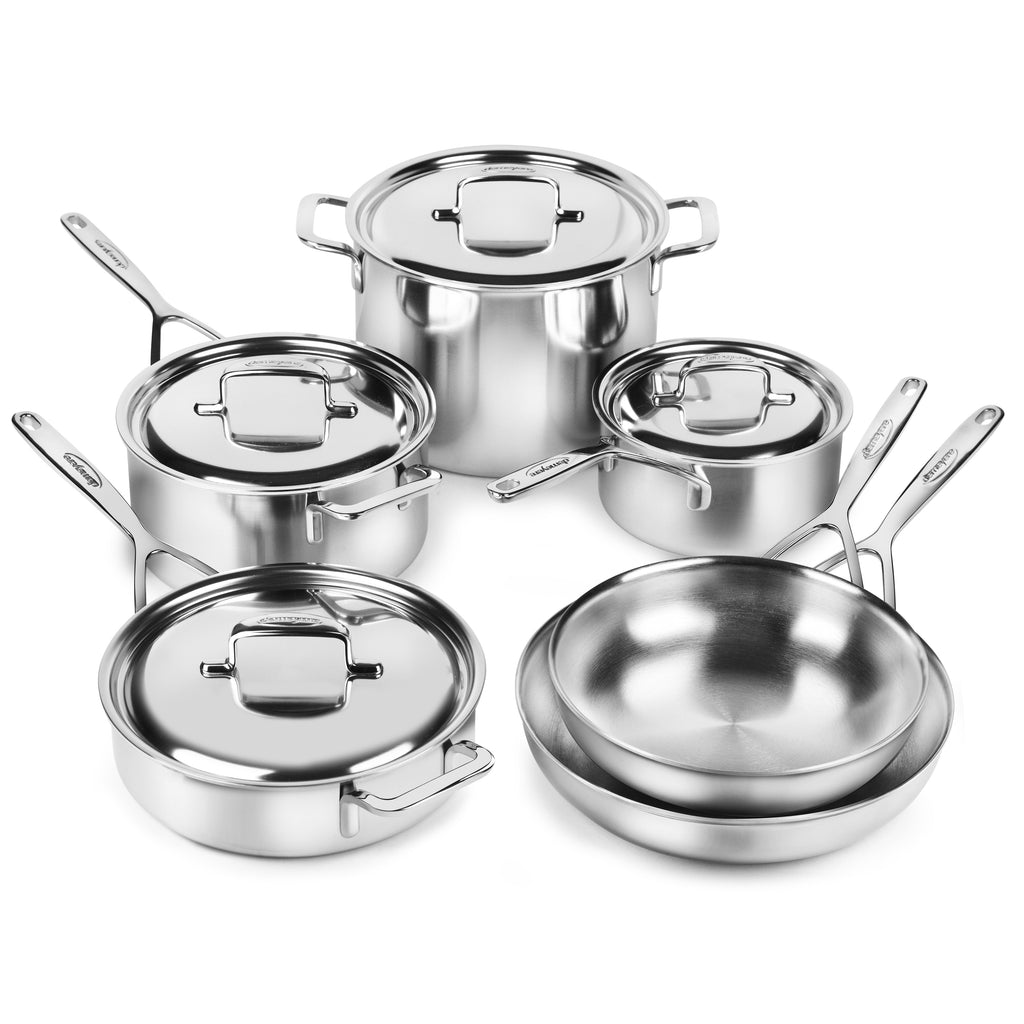Demeyere 5-Plus Stainless Steel 10-piece Cookware Set