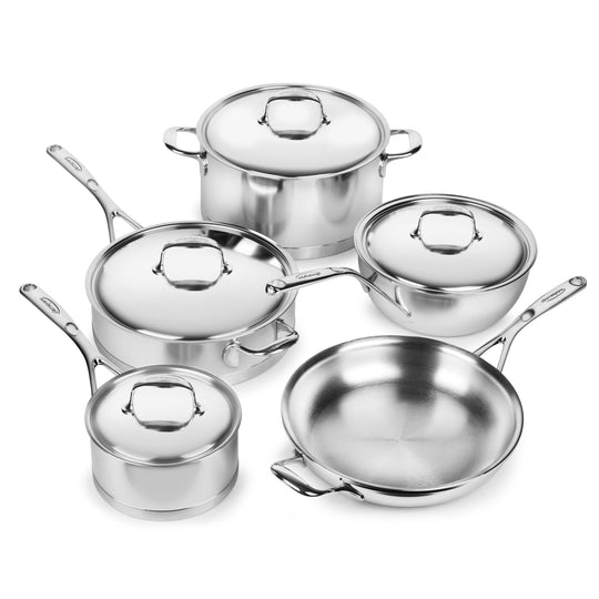 Demeyere Atlantis 9 Piece Stainless Steel Cookware Set