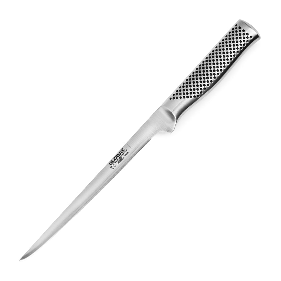 Global Flexible Swedish Fillet Knife, 8-in