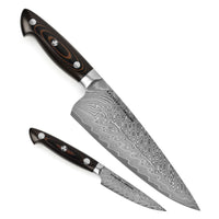 Kramer Stainless Damascus Chef's & Paring Knife Set – Cutlery and More
