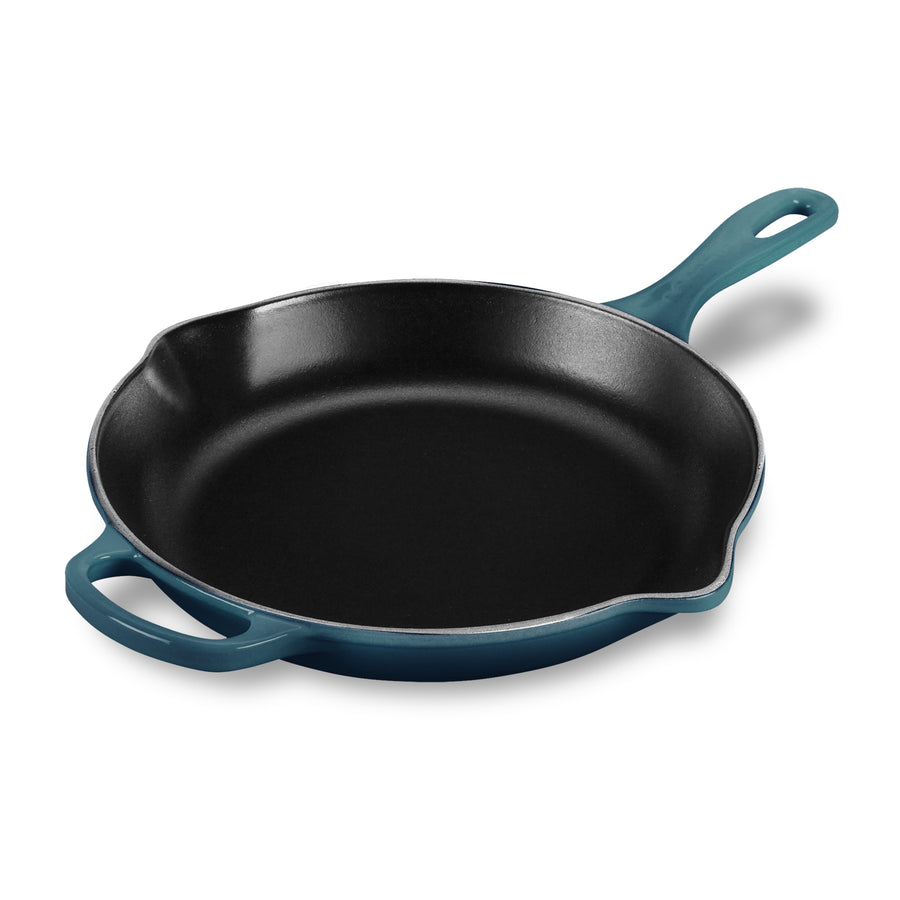Le Creuset Signature Cast Iron 10.25" Deep Teal Skillet