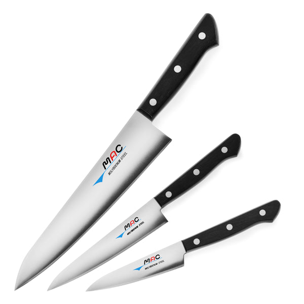 MAC Knife Chef series 2-piece starter knife set H-10, HB-70 Chef series  7.25 Gyutou-style Chef's knife and HB-40 Chef series 4 Paring knife
