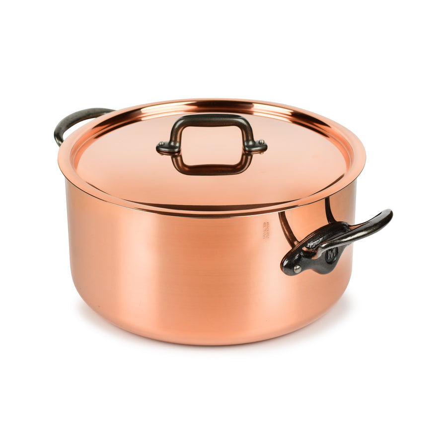 Mauviel M200Ci 9.4-quart Copper Stock Pot