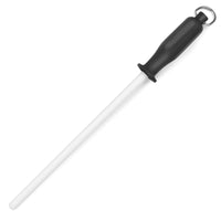 Messermeister 12 inch Black Ceramic Sharpening Rod (Regular)