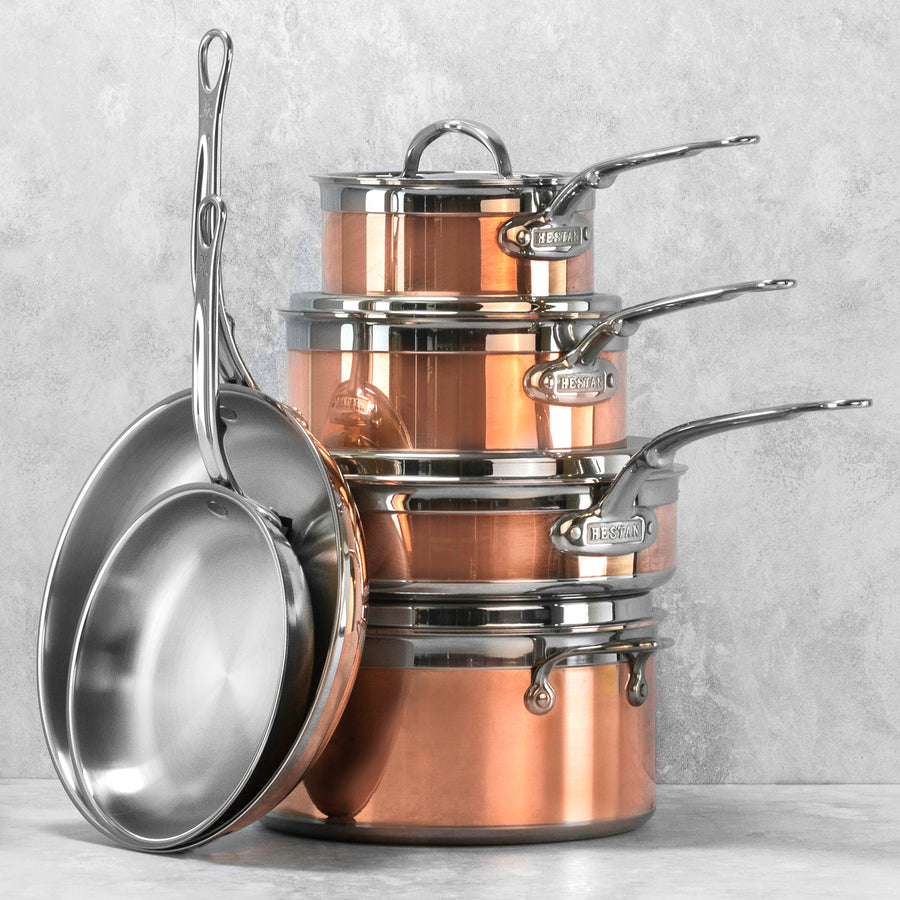 Hestan CopperBond 10 Piece Induction Copper Cookware Set