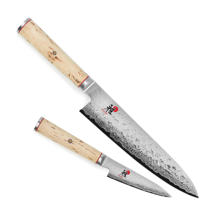 Miyabi Birchwood SG2 2 Piece Chef's & Paring Knife Set