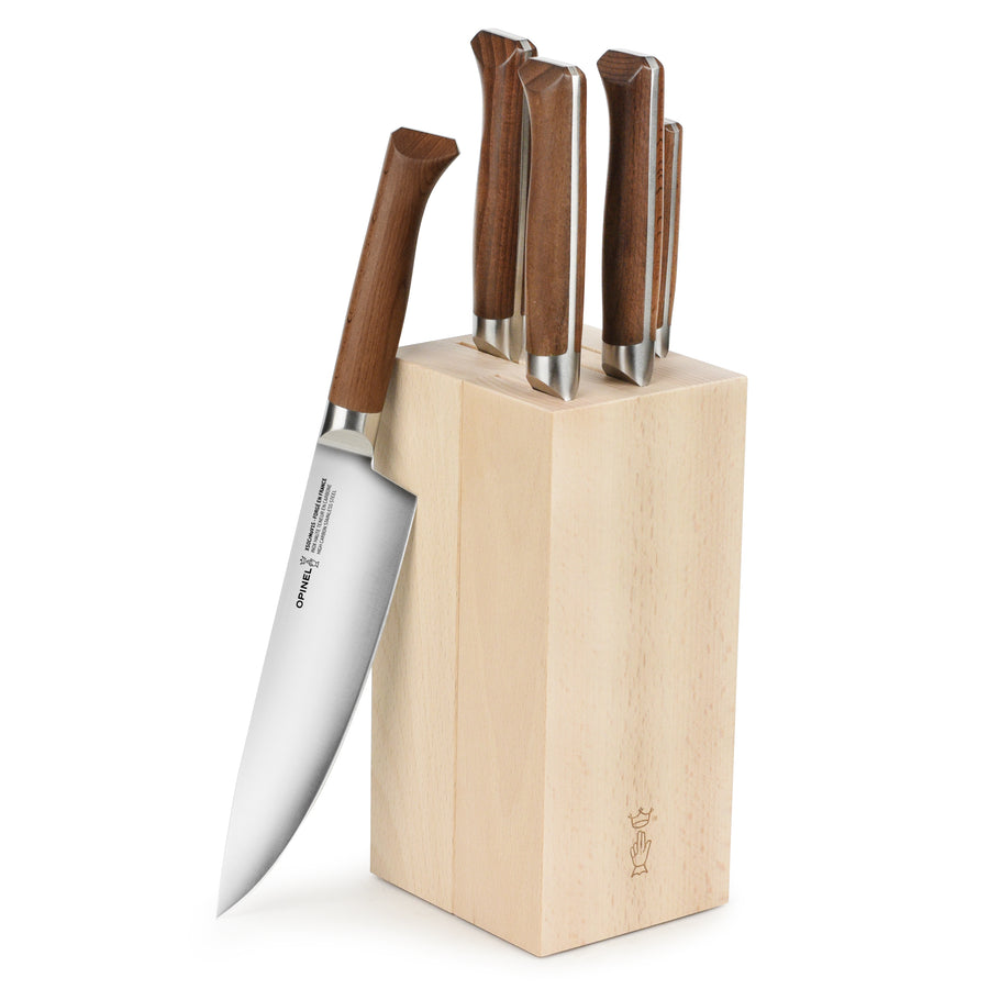 Opinel Forged 1890 6 Piece Knife Block Set