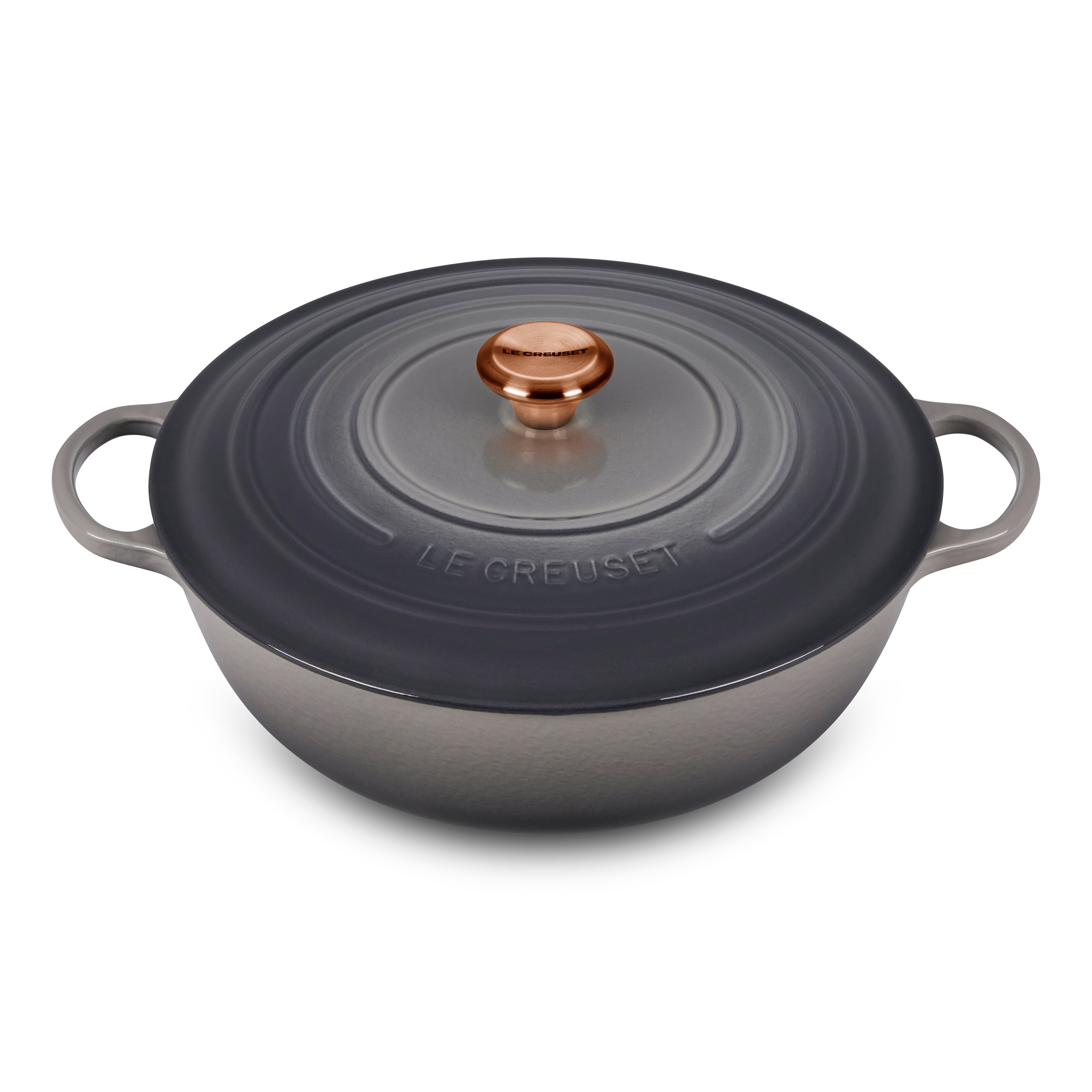 Le Creuset Chef's Oven with Copper Knob - 7.5-qt Oyster – Cutlery and More