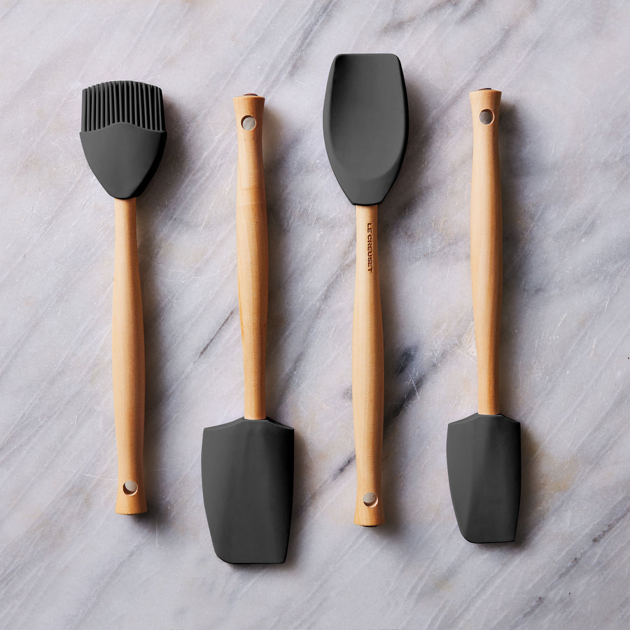 Le Creuset Silicone Set of 2 Handle Grips, 5 x 2 1/2 each, Black