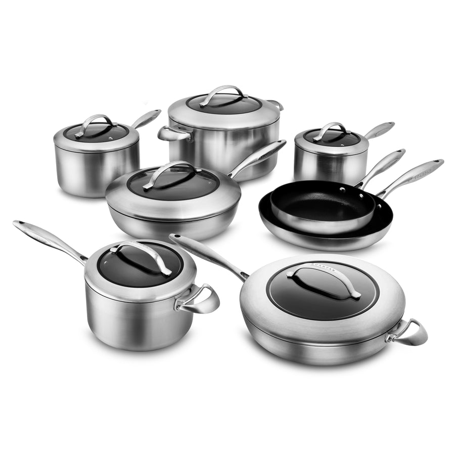Scanpan CTX 14 Piece Stainless Steel Nonstick Cookware Set