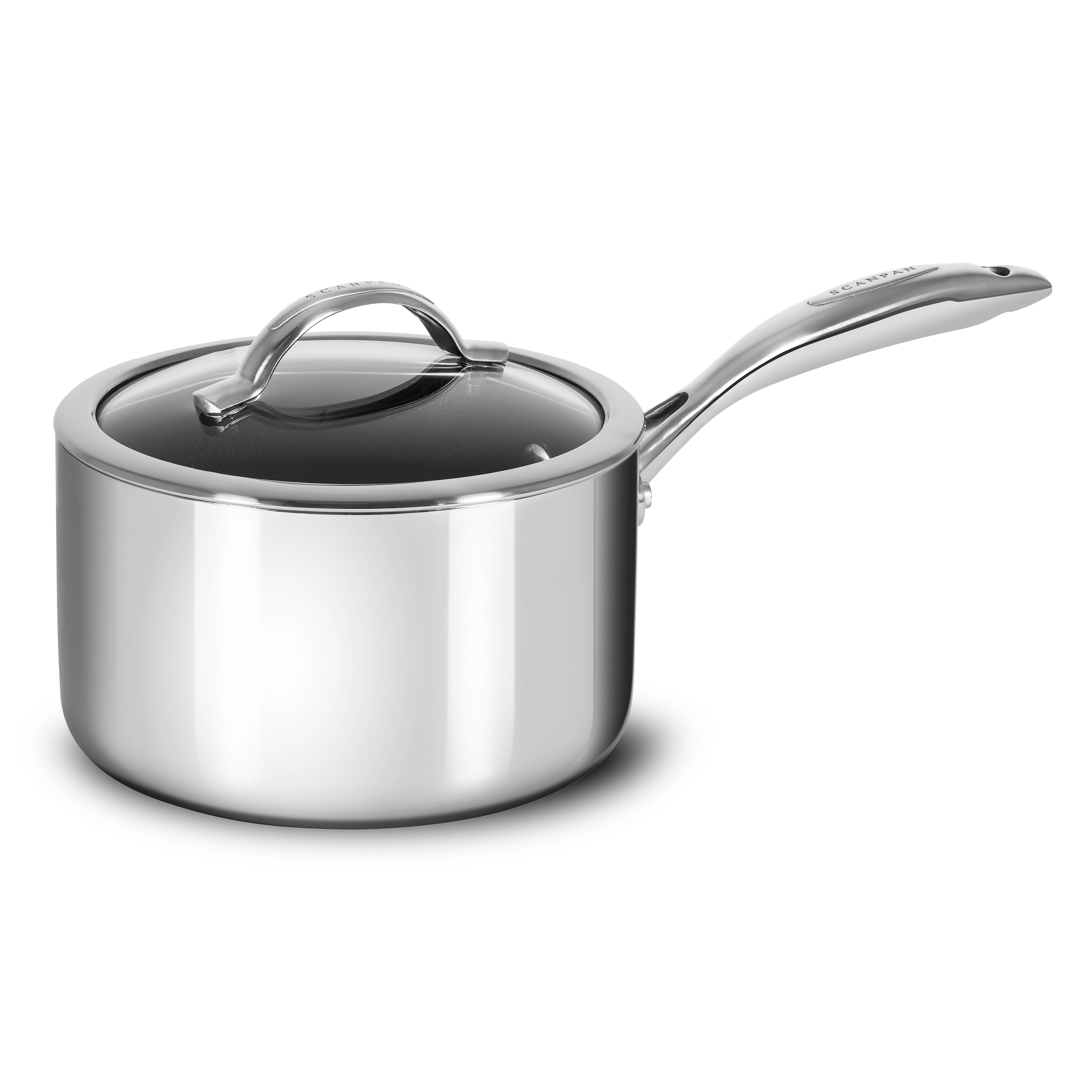 Scanpan HaptIQ Saucepan - 2.75-qt Nonstick Stainless Steel