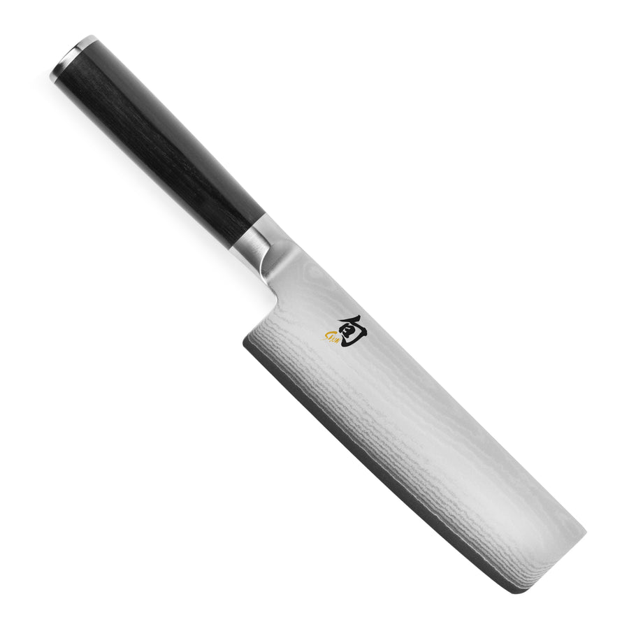 Shun Classic 6.5 Nakiri Knife - Japanese Vegetable Knife With VG-MAX Steel & Damascus Cladding