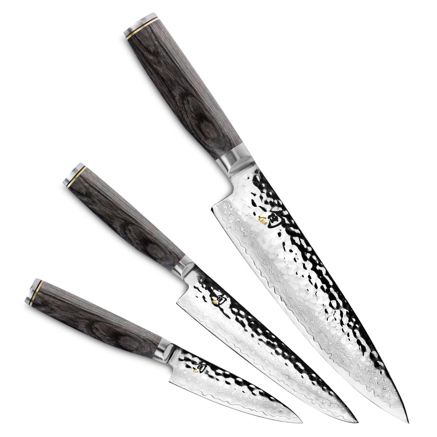 Shun Premier Grey 3 Piece Knife Set