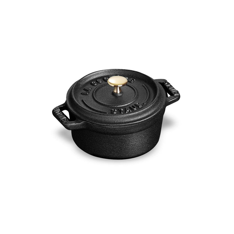 Staub 0.25-quart Matte Black Mini Round Dutch Oven