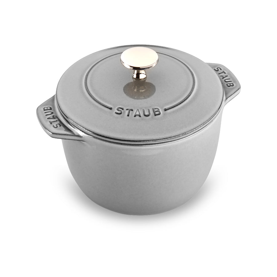 Staub Cast Iron Petite 1.5 Quart French Oven - Graphite Grey