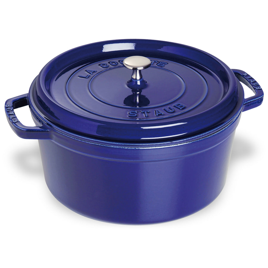 Staub 13.25-quart Sapphire Blue Round Dutch Oven