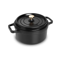 Staub Dutch Oven - 2.75-qt Cast Iron Cocotte - Matte Black