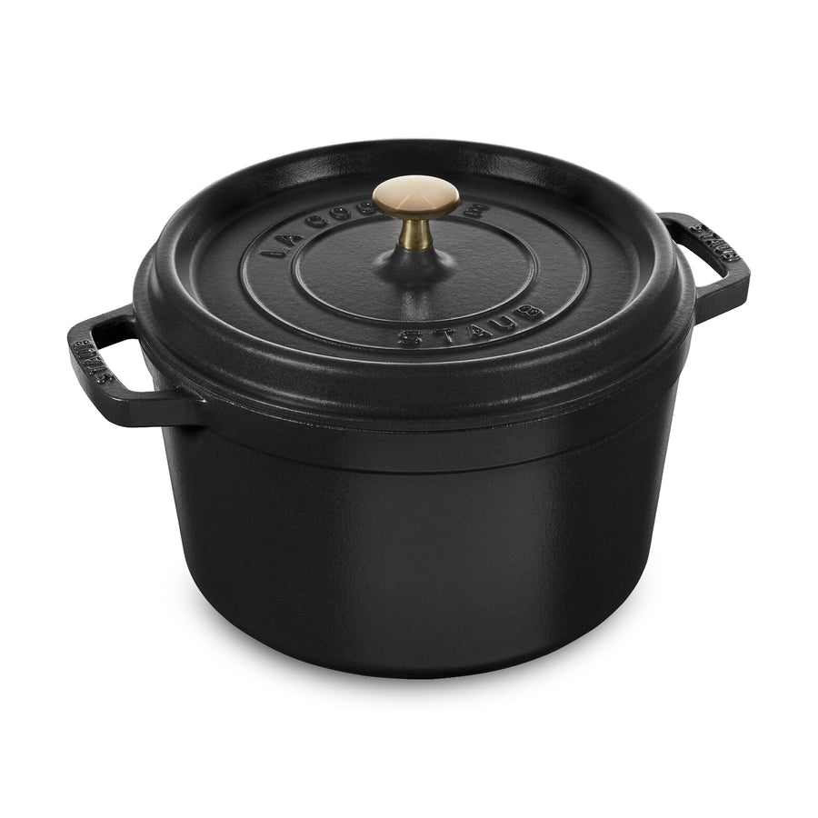 Staub Cocotte 2-piece cast iron pot and pan set 24 cm, white