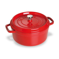 Staub Dutch Oven - 5.5-qt Cast Iron Cocotte - Cherry Red – Cutlery