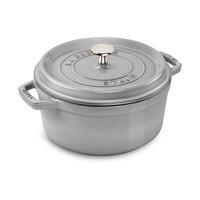 Staub Dutch Oven - 5.5-qt Cast Iron Cocotte - Graphite Gray