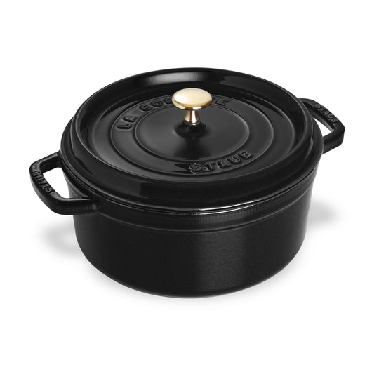 Staub 5.5-quart Matte Black Round Dutch Oven
