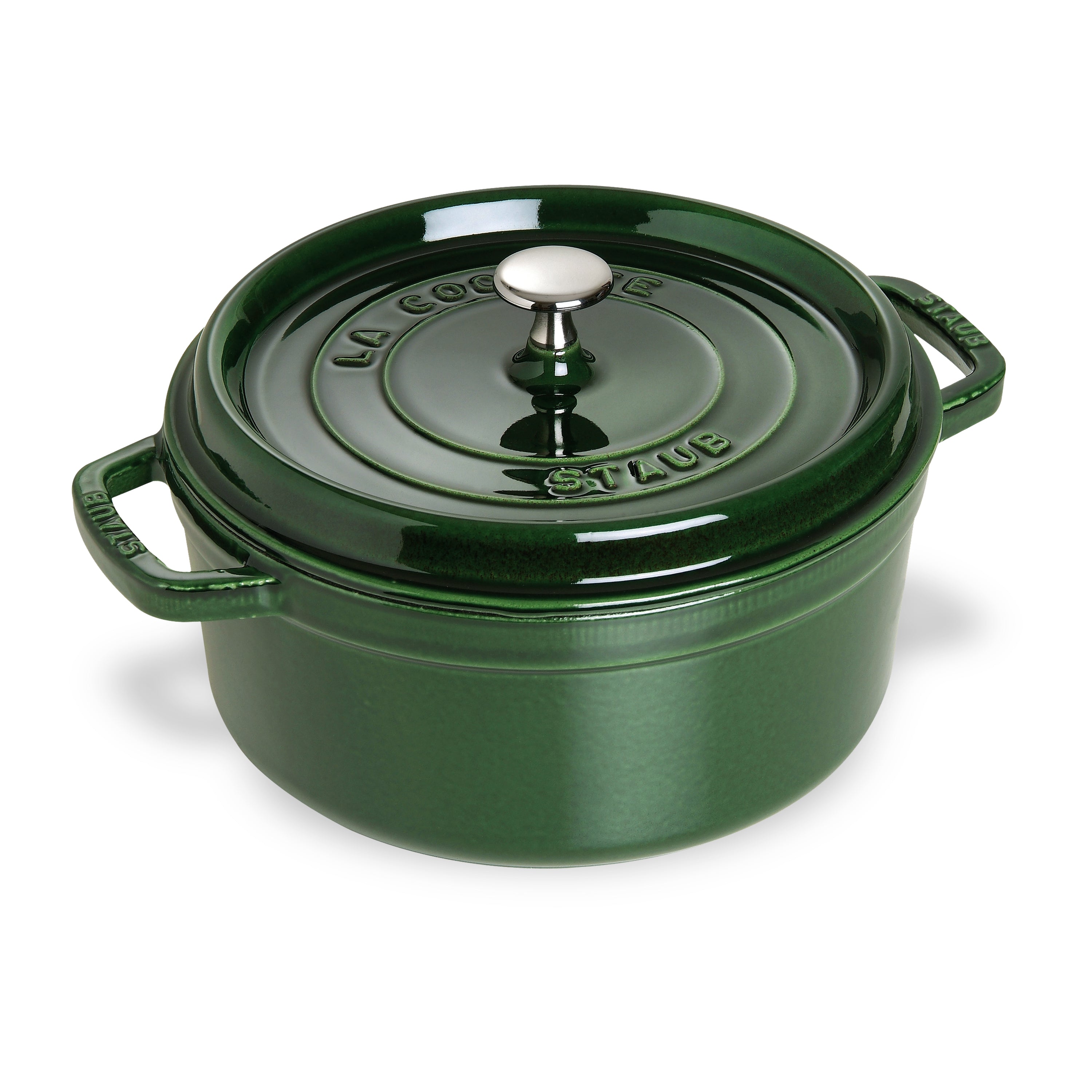 Staub Dutch Oven - 7-qt Cast Iron Cocotte - Basil