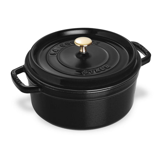 Staub 7-quart Matte Black Round Dutch Oven