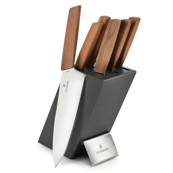 Knife block SWISS MODERN, for 6 knives, Victorinox 