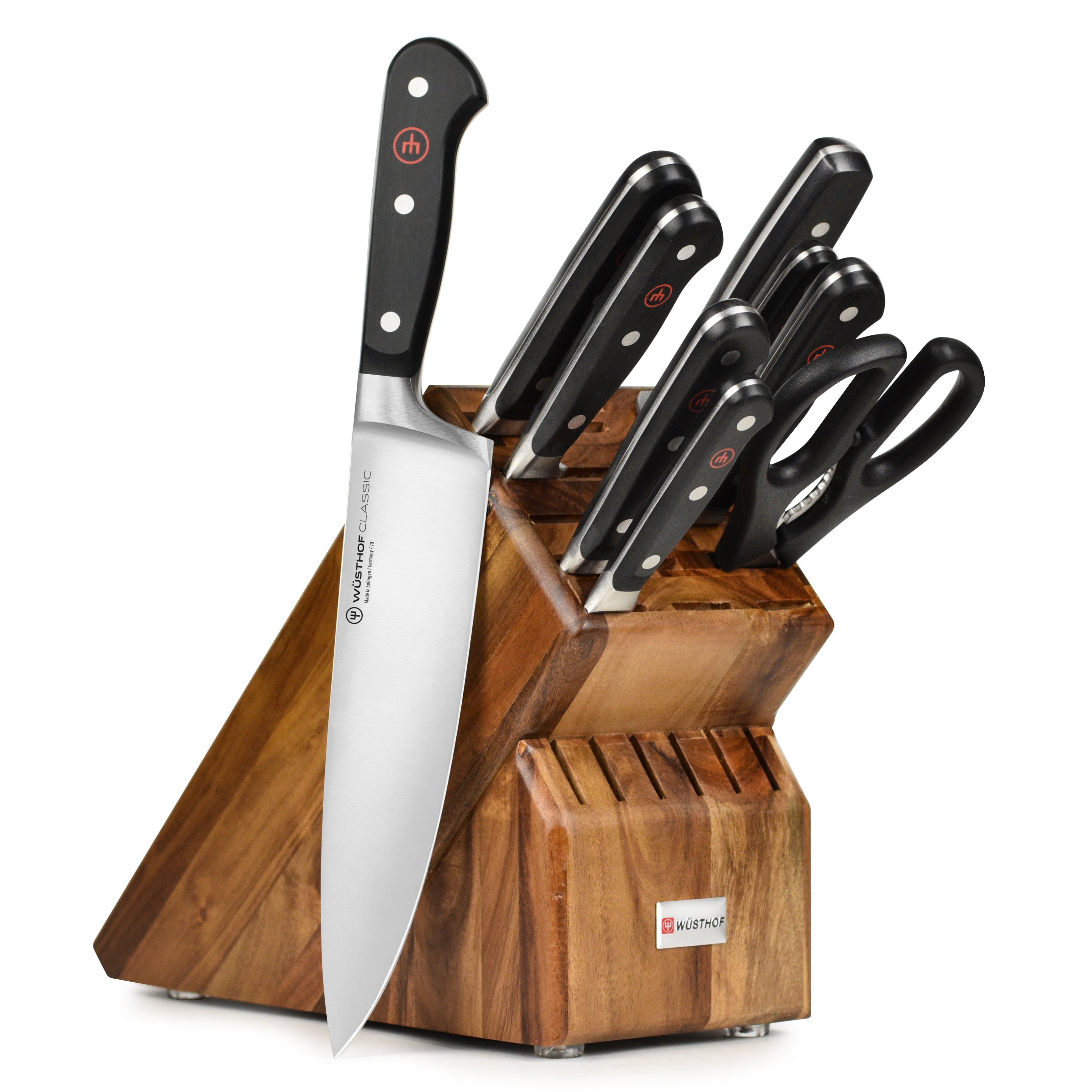 Wusthof Classic Knife Block Set 10 Piece Cutlery and More