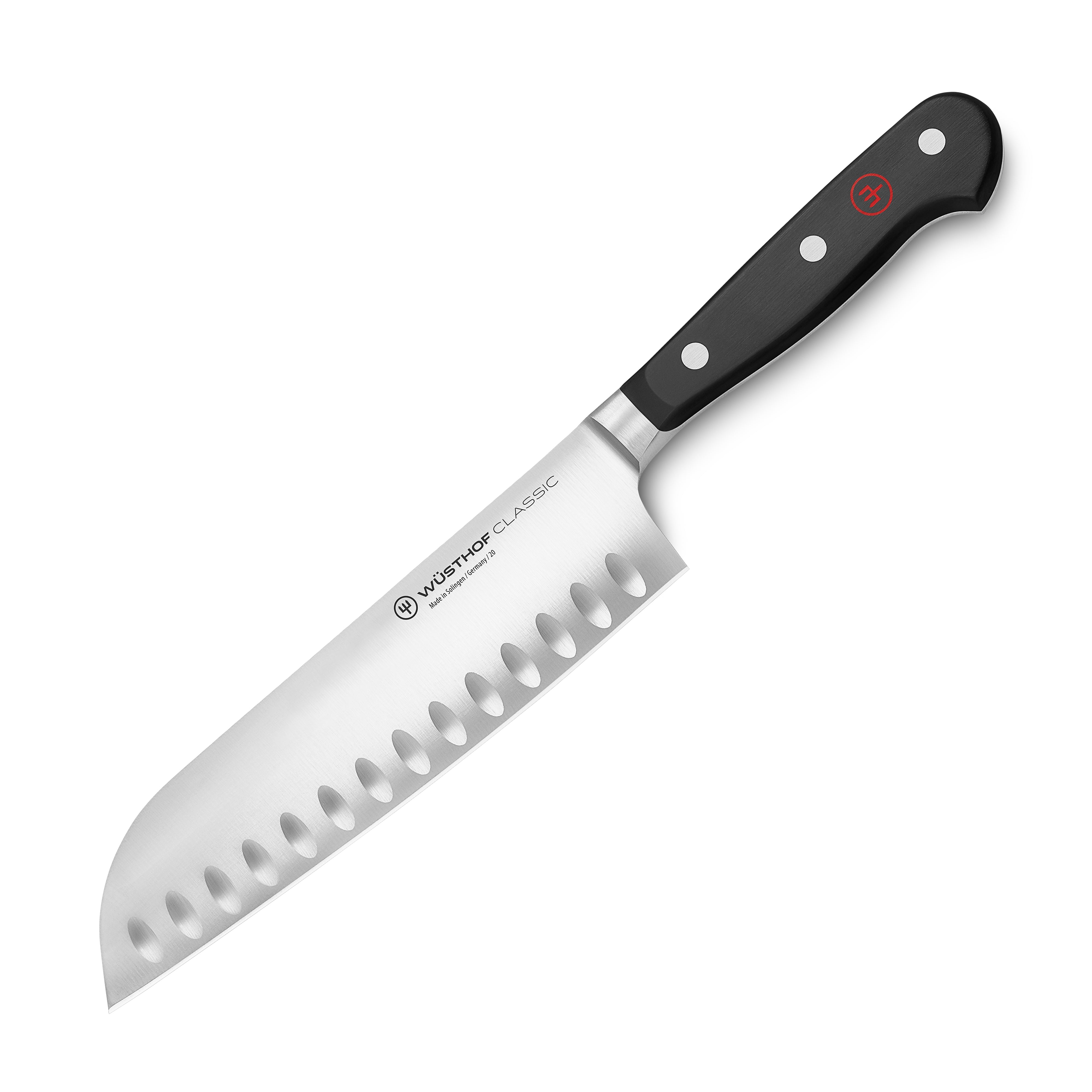 Wusthof Classic Santoku Knife 7" Hollow Edge Cutlery and More