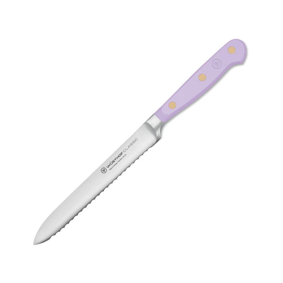 Wusthof Classic 5" Purple Yam Serrated Utility Knife