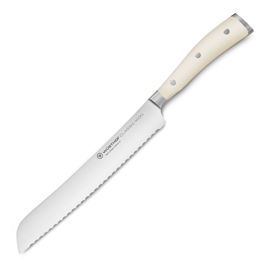 Bread knife CLASSIC IKON 20 cm, cream, Wüsthof 