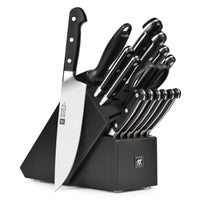 Zwilling Pro 16 Piece Knife Block Set, Black